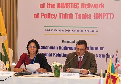 The Eighth Meeting of the BIMSTEC Network of Policy Think Tanks (BNPTT) was held on 14–15 October 2026 in Colombo.